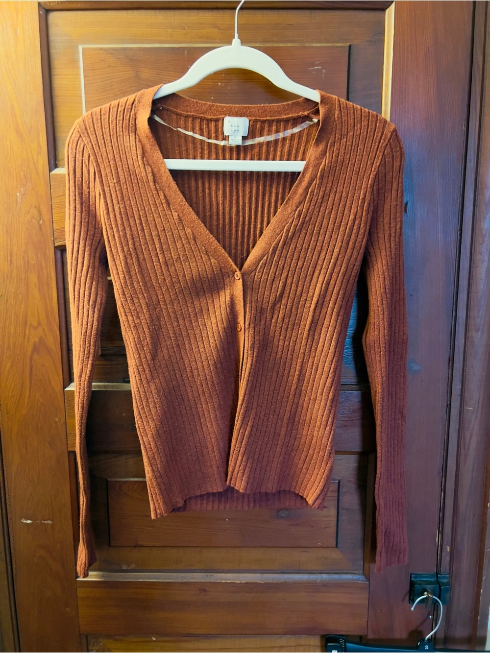 A New Day Fine Gauge Ribbed Cardigan
